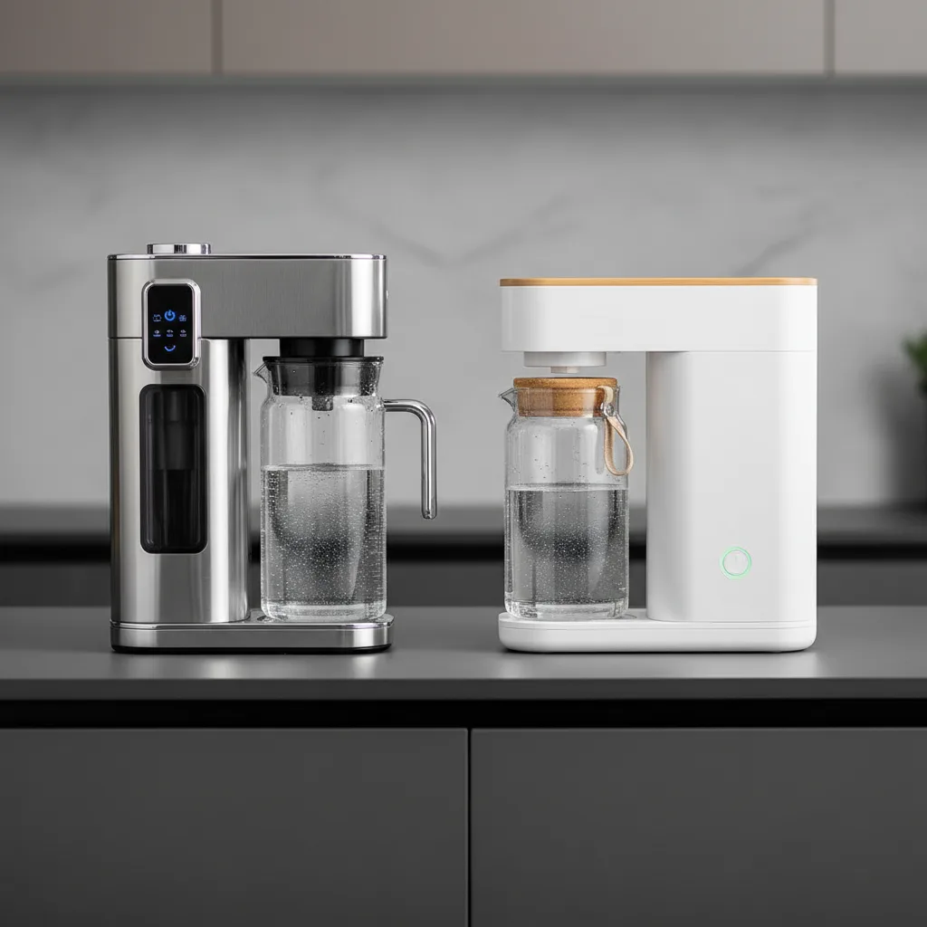 Bluevua RO100ROPOT-UV Countertop Reverse Osmosis System vs Bluevua RO100ROPOT-Lite(UV) Countertop Reverse Osmosis System