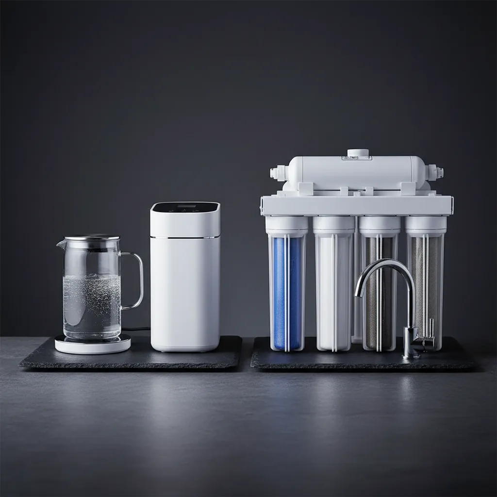 Bluevua RO100ROPOT-UV Countertop Reverse Osmosis System vs iSpring RCC7AK 6-Stage Reverse Osmosis System