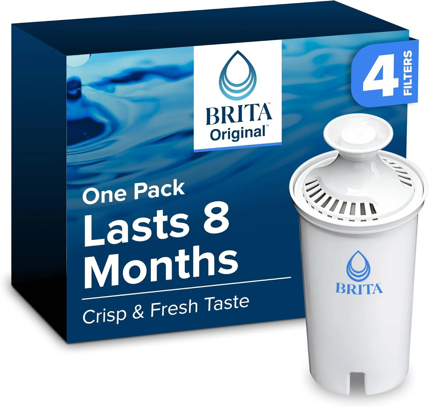 Brita Standard Replacement Filters (4-Pack)