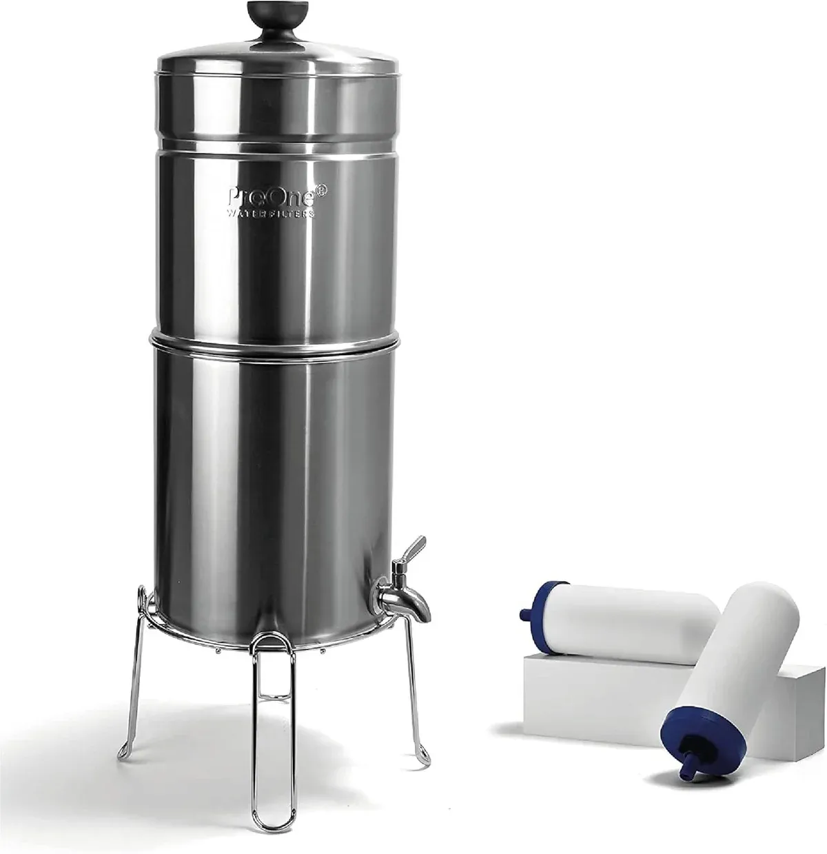ProOne Gravity Water Filter System 3 Gallon with 3 Filter Elements