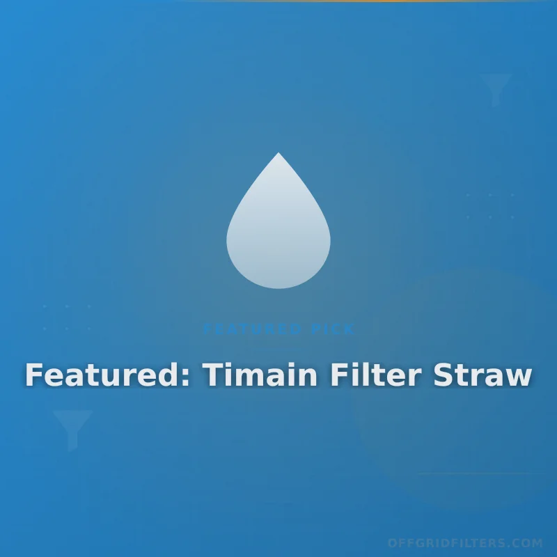 Timain 4-Stage Water Filter Straw (2-Pack)